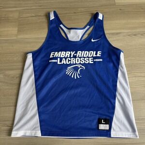 Embry Riddle Eagles Lacrosse Jersey Nike‎ Women's Large Reversible Tank Top